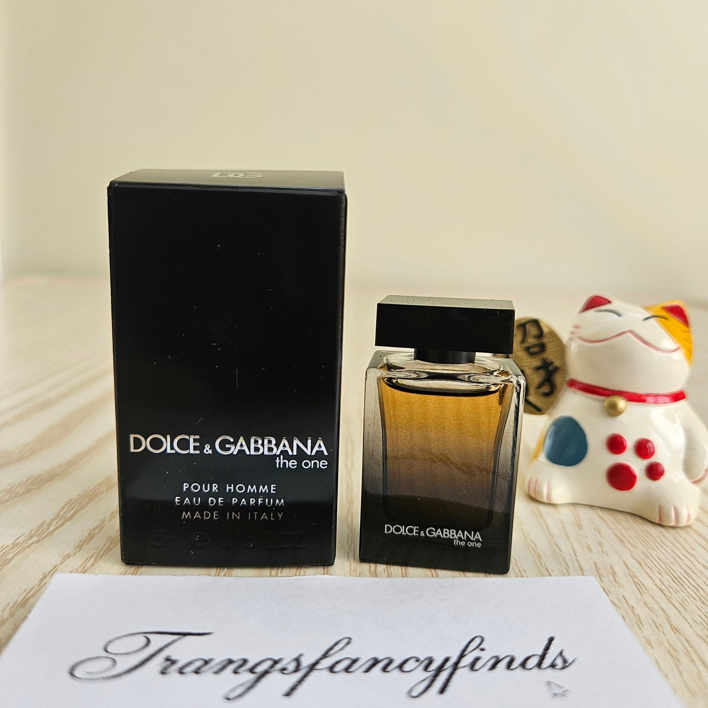 Dolce & Gabbana The One Pour Homme EDP 5ml Mini Miniature New In Box Authentic