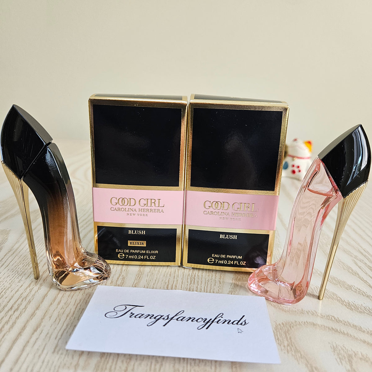 Carolina Herrera Good Girl Blush Miniature Set EDP & EDP Elixir 7ml Each NIB