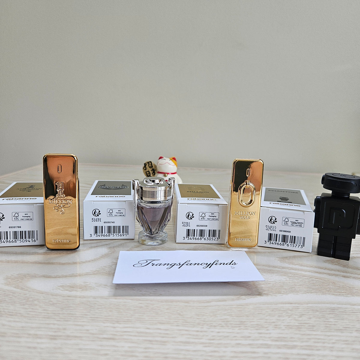 Lot of 4 Rabanne Miniature Set Dabber Travel Mini 5ml each NIB Authentic
