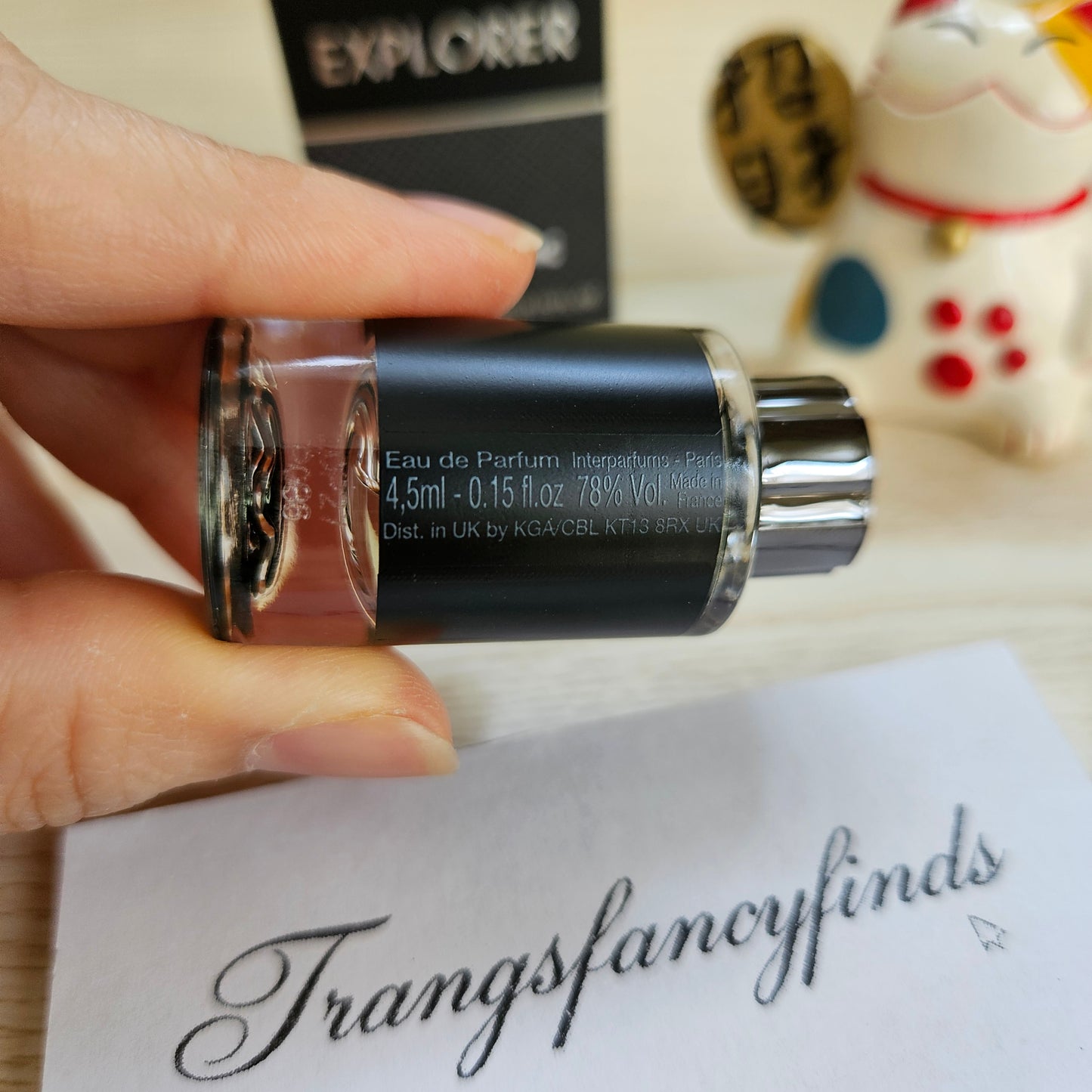Montblanc Explorer EDP 4.5ml Mini Splash Dabber Miniature Men's Fragrance