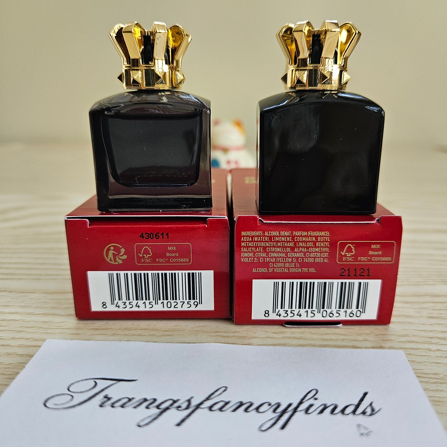 NIB! Jean Paul Gaultier Scandal Intense & Le Parfum EDP Mini Set 2x7mL Pour Homm