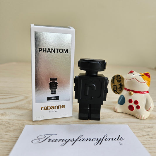 Rabanne Phantom Parfum 5ml Mini Dabber Robot Bottle Men's Fragrance NIB Authenti