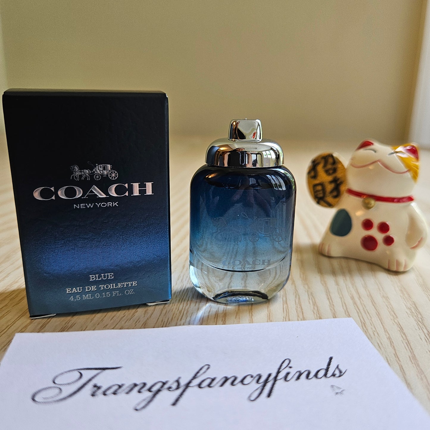 Coach Blue Eau de Toilette Men's Mini Miniature 4.5mL NIB Dabber