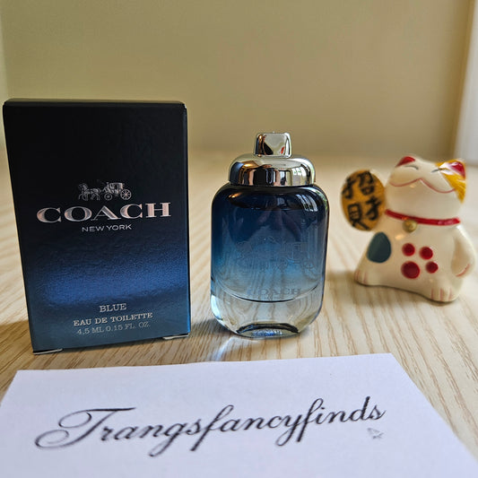 Coach Blue Eau de Toilette Men's Mini Miniature 4.5mL NIB Dabber