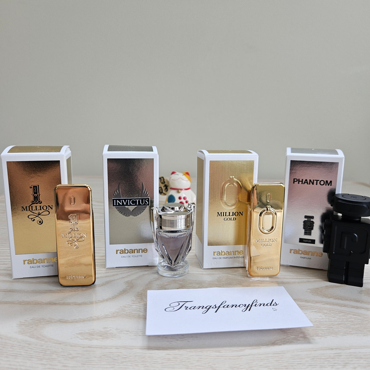 Lot of 4 Rabanne Miniature Set Dabber Travel Mini 5ml each NIB Authentic