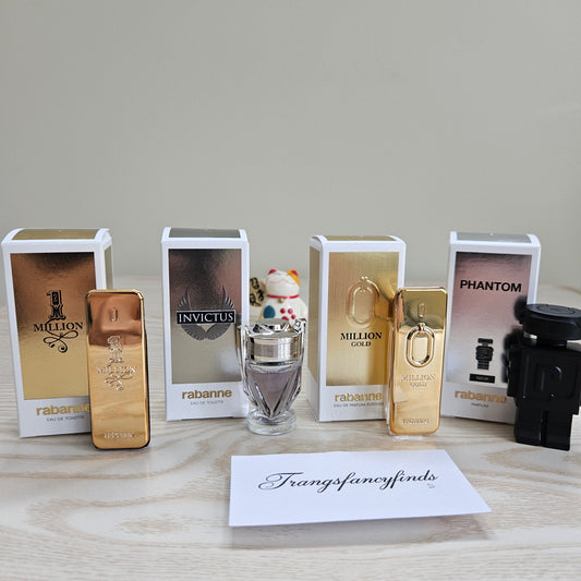 Lot of 4 Rabanne Miniature Set Dabber Travel Mini 5ml each NIB Authentic