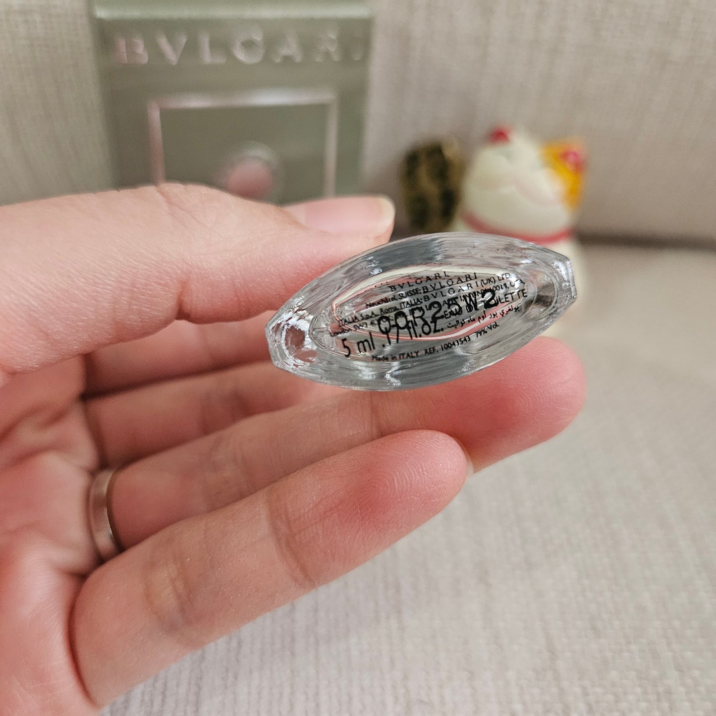 Bvlgari Pour Homme EDT 5ml Mini Miniature Men Eau de Toilette Travel Size