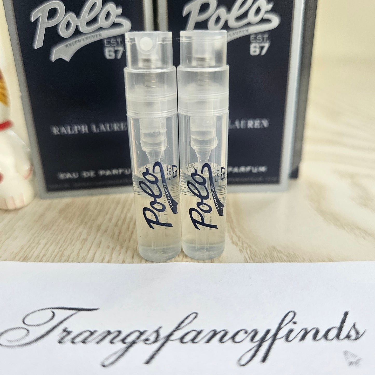 Ralph Lauren Polo Est. 67 EDP 1.2ml Sample Spray Vial Lot of 2 Men's Fragrance