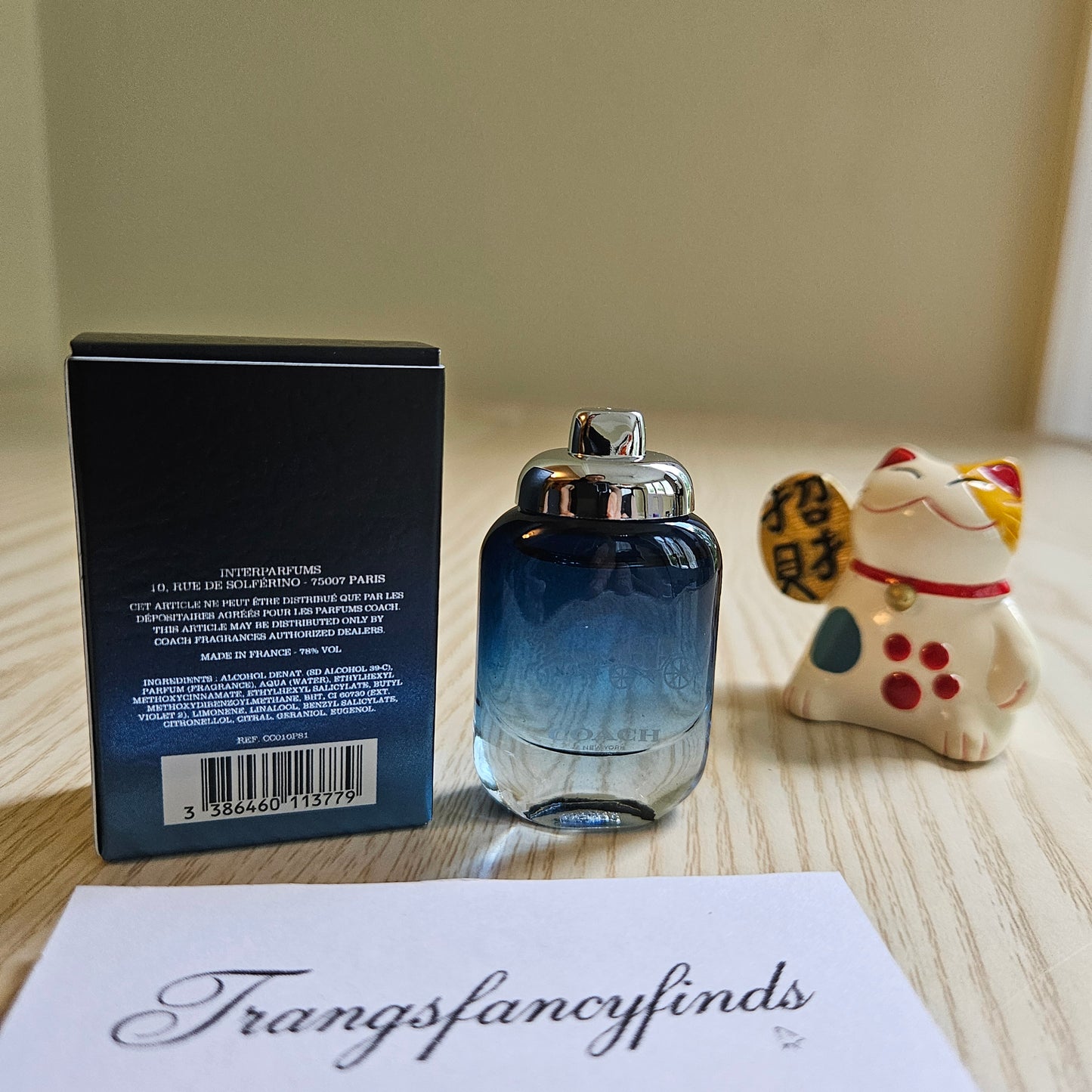 Coach Blue Eau de Toilette Men's Mini Miniature 4.5mL NIB Dabber