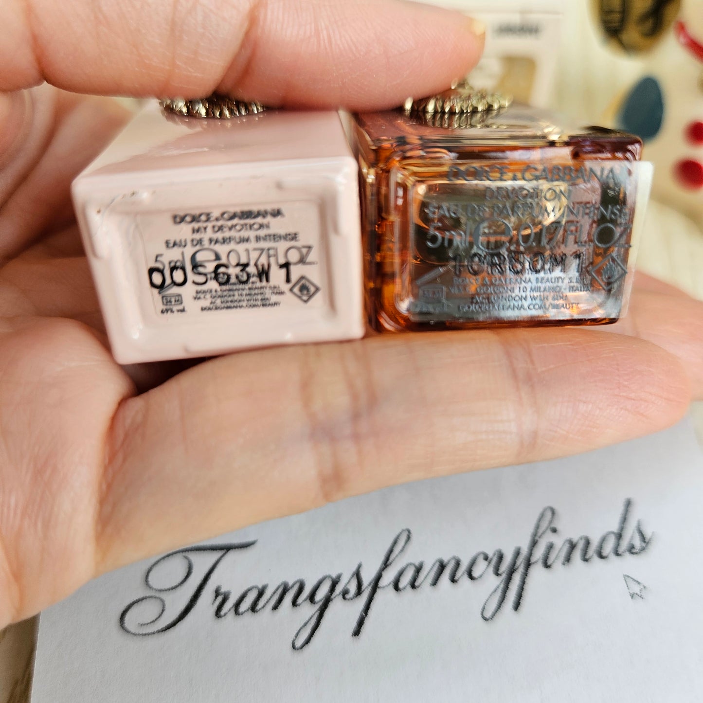 Dolce & Gabbana Devotion + My Devotion EDP Intense Mini Set 2x5ml Dabber NEW Aut