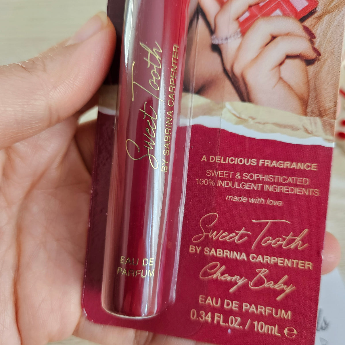 Sweet Tooth by Sabrina Carpenter Cherry Baby EDP 0.34oz 10ml Spray Sealed