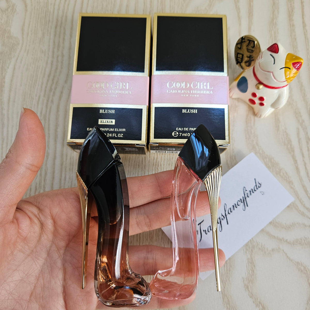 Carolina Herrera Good Girl Blush Miniature Set EDP & EDP Elixir 7ml Each NIB
