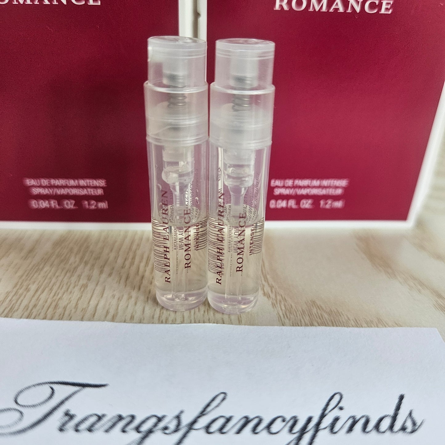 Ralph Lauren Romance Eau de Parfum Intense 1.2ml Sample Vial Spray Lot of 2