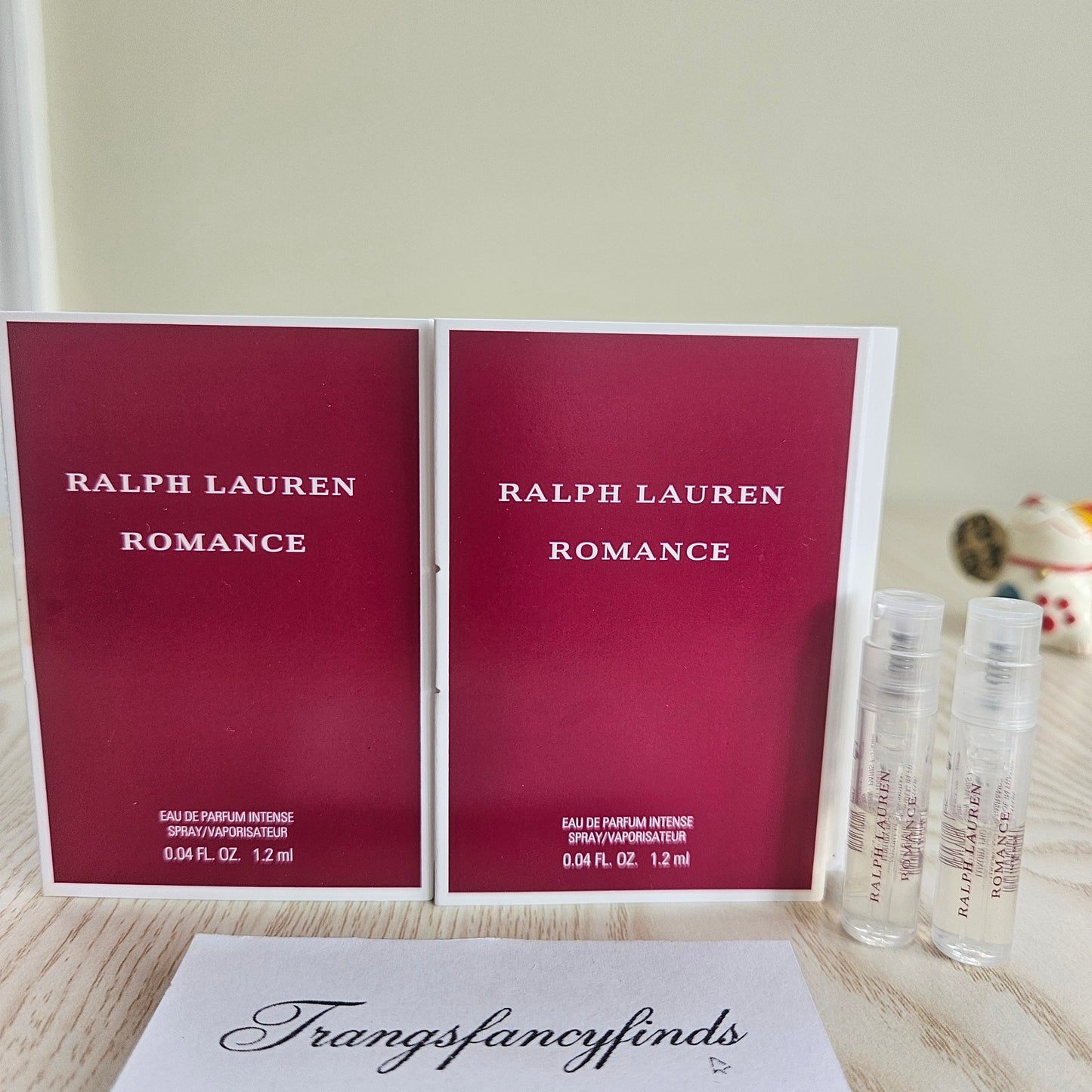 Ralph Lauren Romance Eau de Parfum Intense 1.2ml Sample Vial Spray Lot of 2