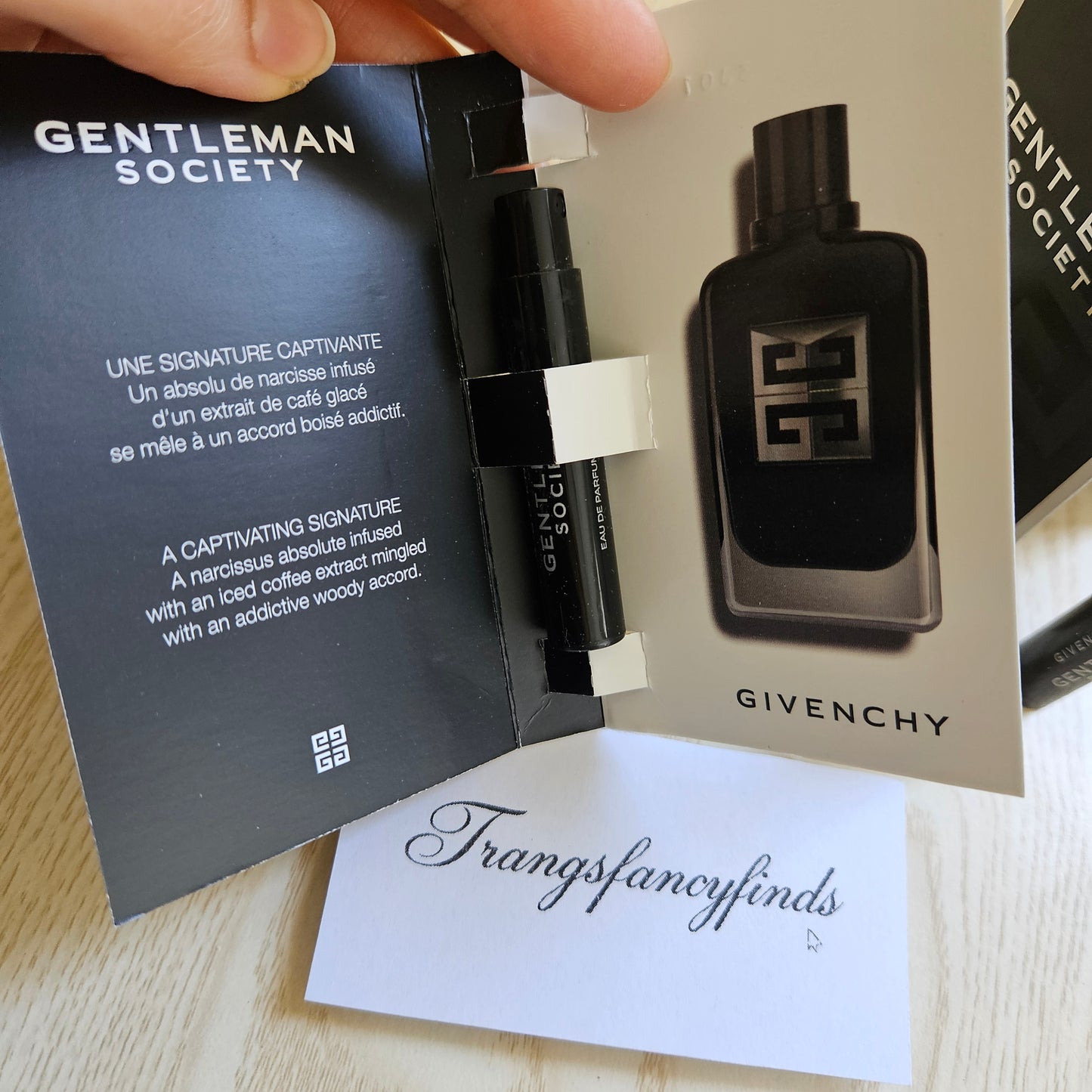 Givenchy Gentleman Society Extreme EDP Sample Vials 1mL x2 Authentic Men