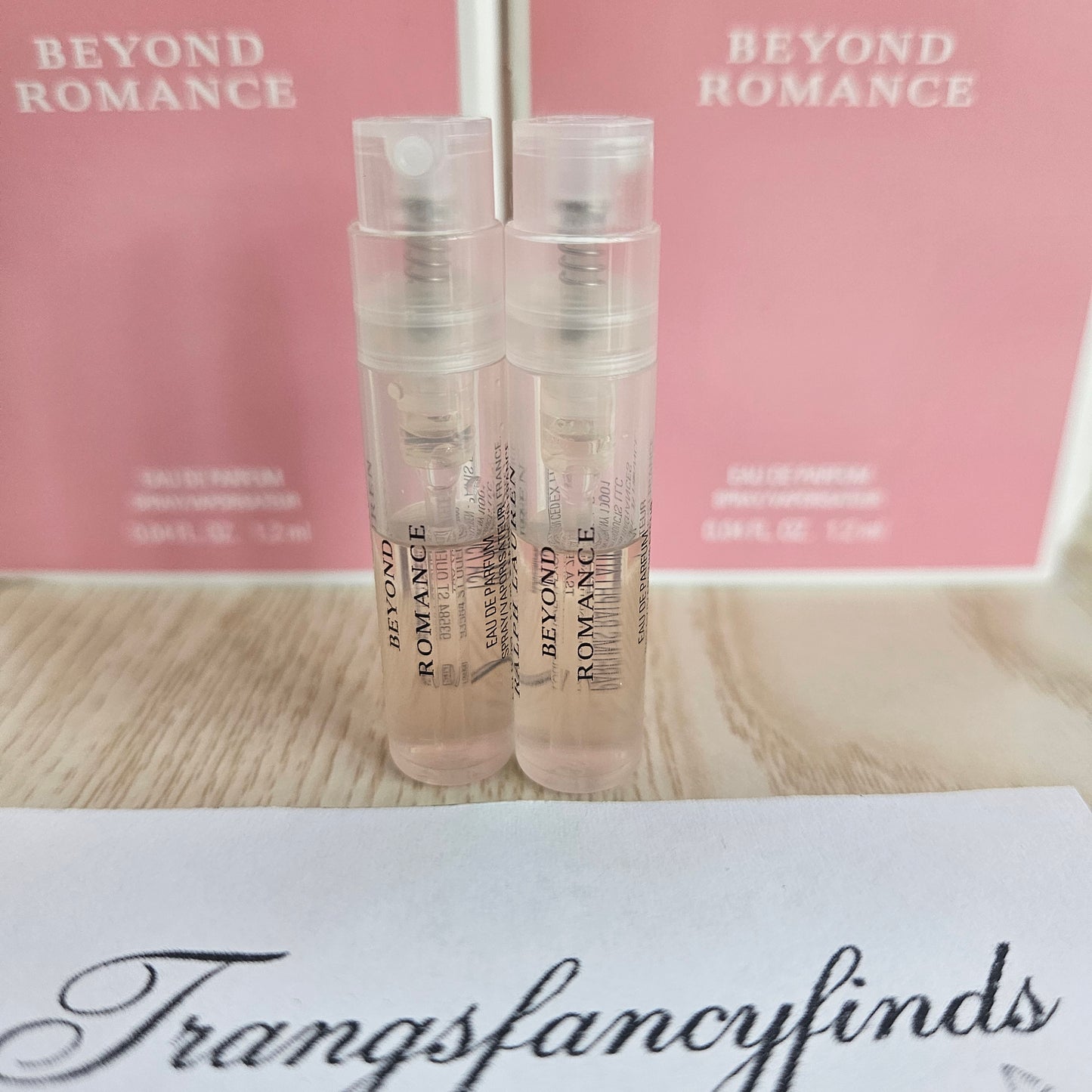Ralph Lauren Beyond Romance EDP Sample Vial Spray 1.2ml x2 Women Fragrance