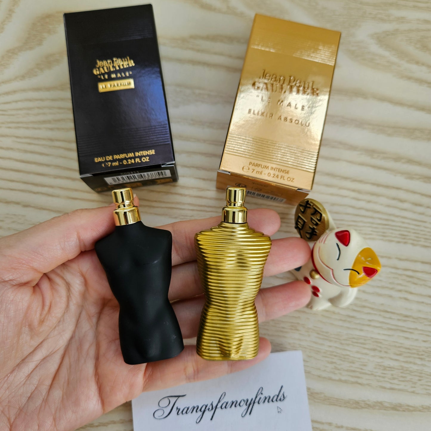Jean Paul Gaultier Le Male Le Parfum & Elixir Absolu Mini Set 2 x 7ml Each NIB