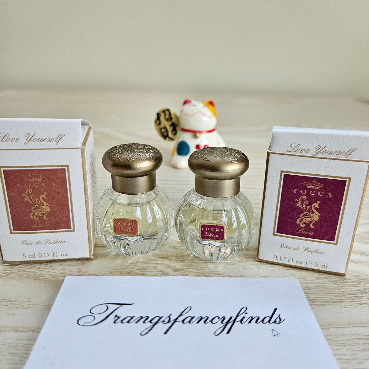 Tocca Laila & Lucia EDP Mini Perfume Set 2x5ml Dabber Miniature NIB Authentic