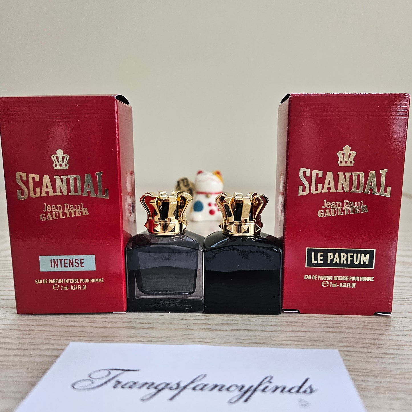 NIB! Jean Paul Gaultier Scandal Intense & Le Parfum EDP Mini Set 2x7mL Pour Homm