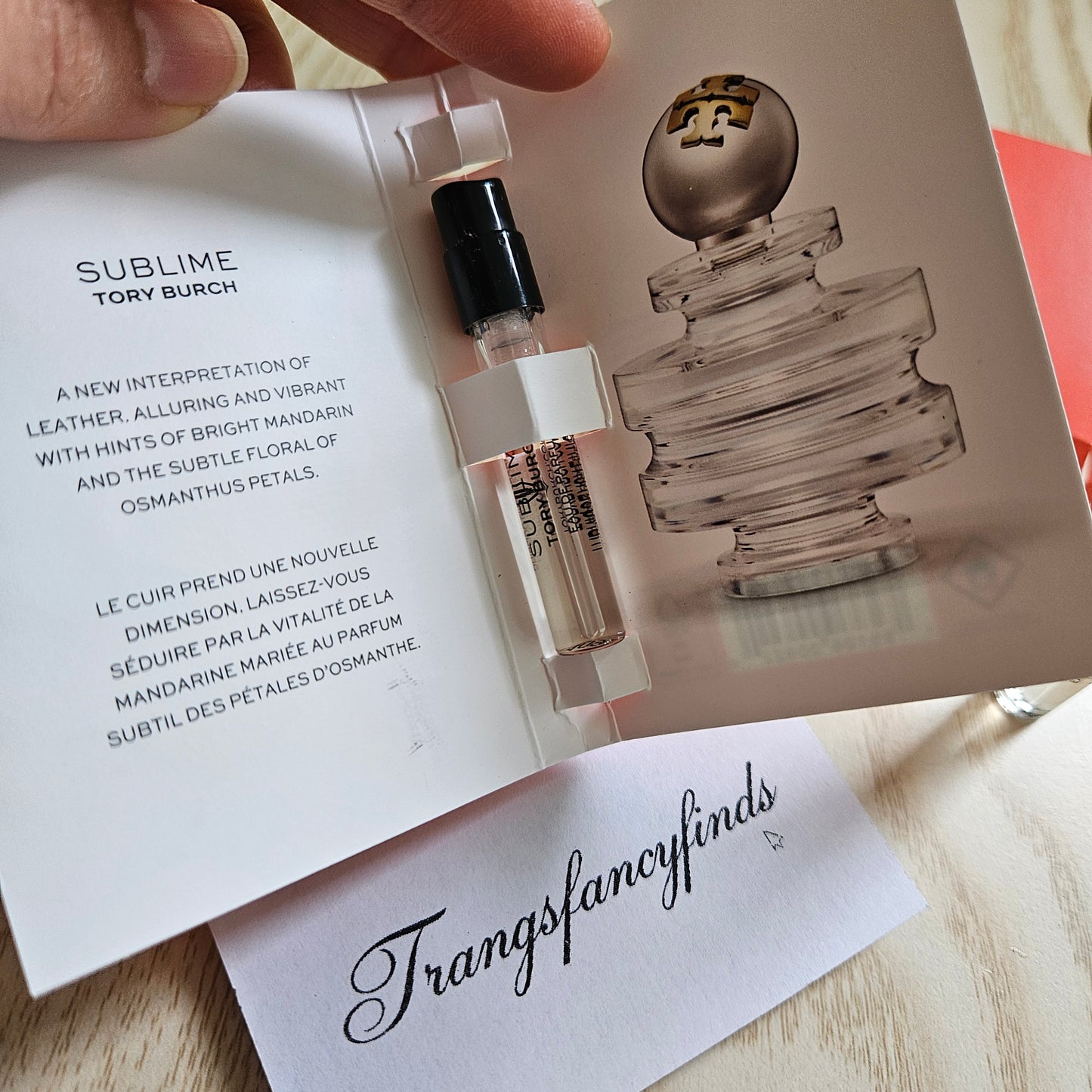 Tory Burch Sublime EDP Vial Sample Spray 1.5mL x2 Authentic  NEW