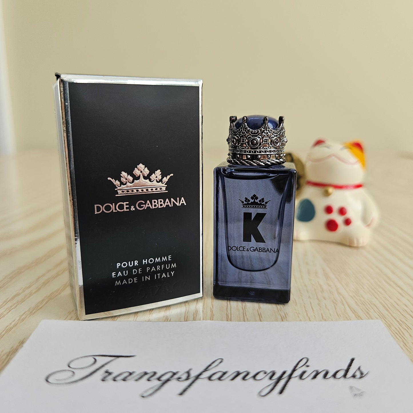Dolce & Gabbana K Pour Homme EDP Mini Splash 5ml New Men's Fragrance Travel