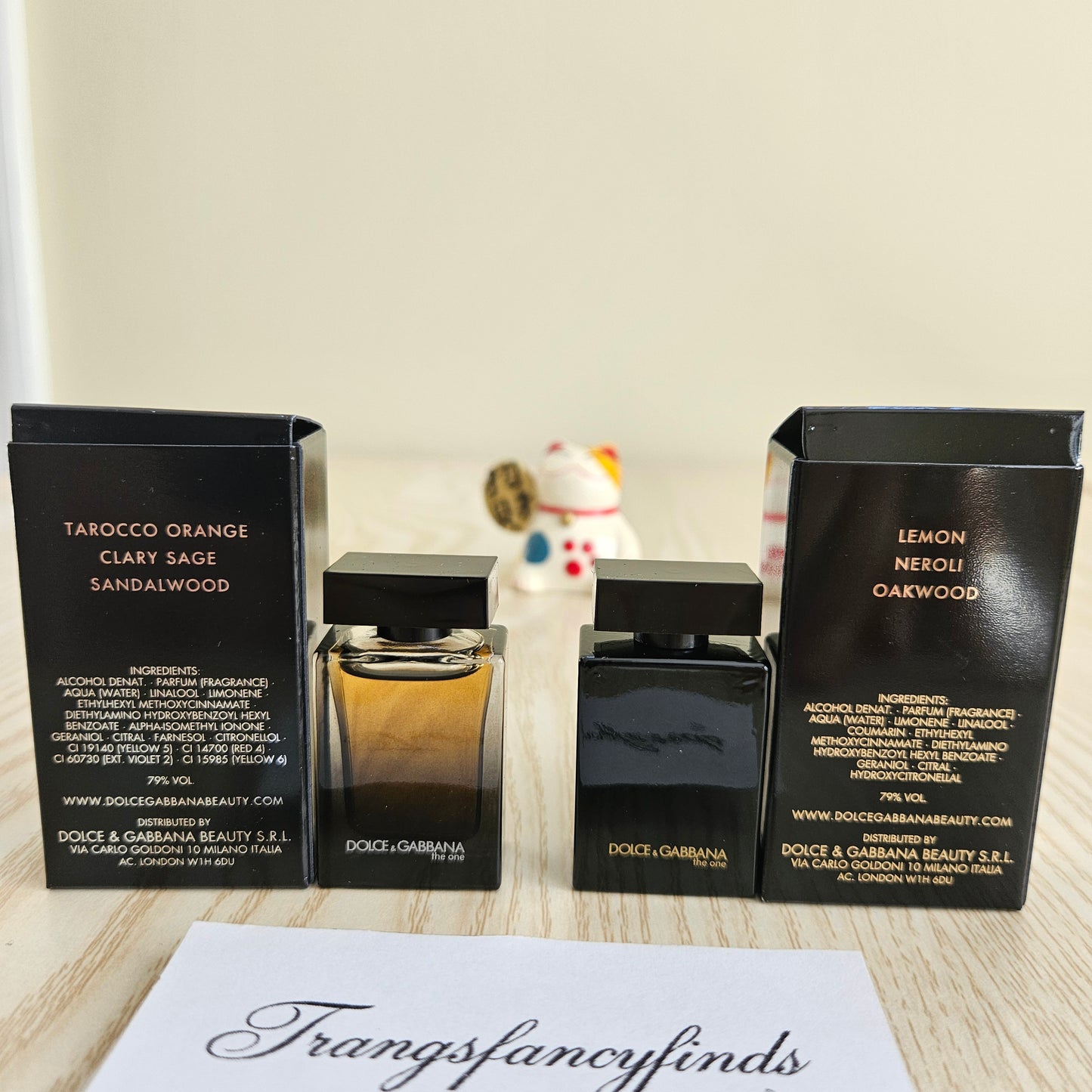 Dolce & Gabbana The One Pour Homme EDP & EDP Intense Mini Set 2pc Dabber New