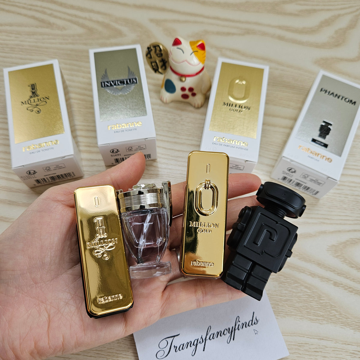 Lot of 4 Rabanne Miniature Set Dabber Travel Mini 5ml each NIB Authentic