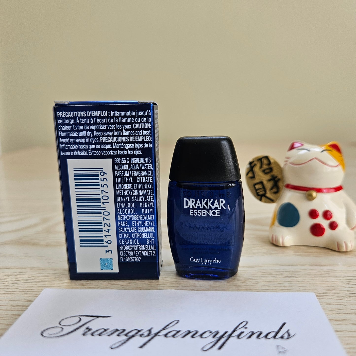 Guy Laroche Drakkar Essence EDT 5ml Mini Splash Dabber Travel Size NIB