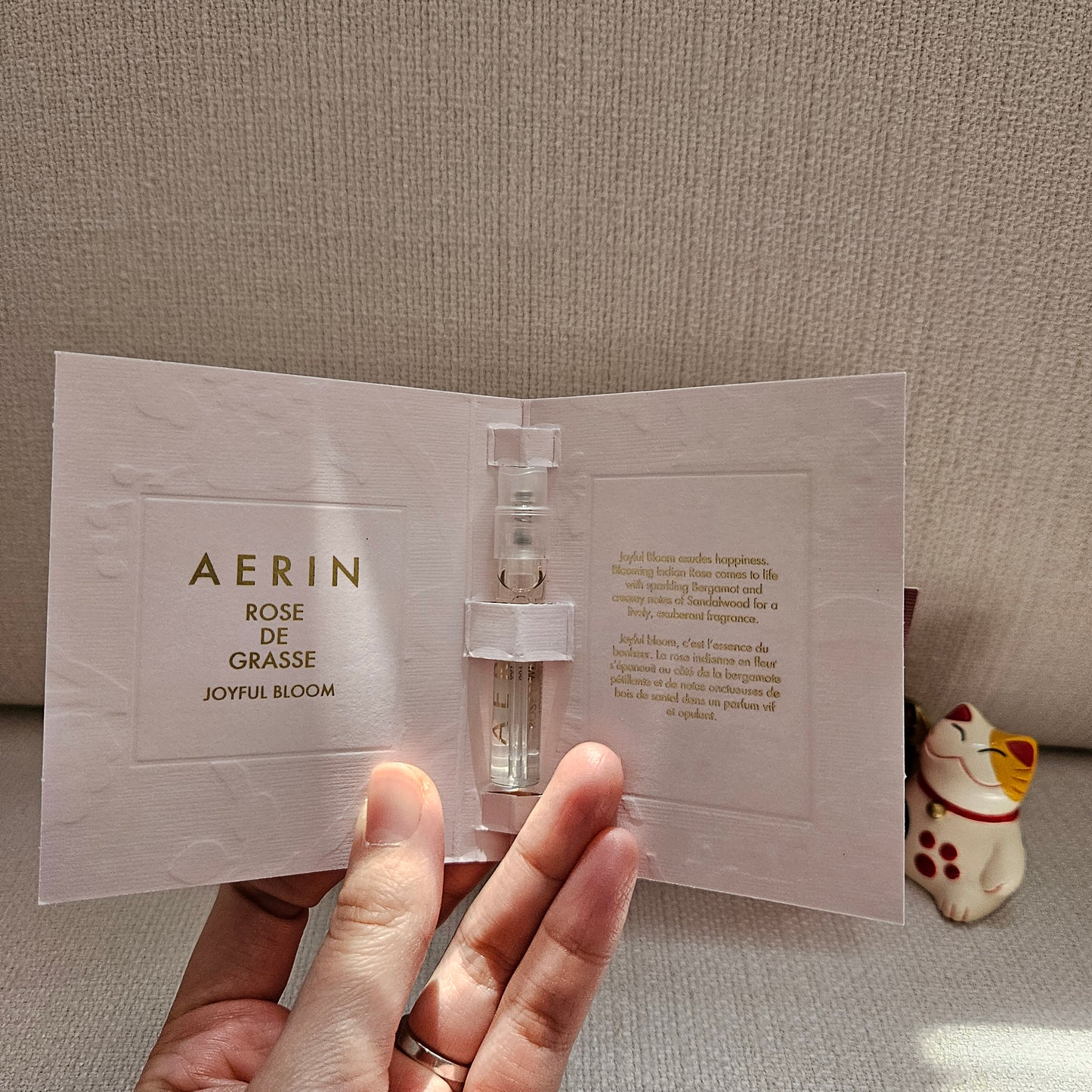 AERIN EDP Sample Spray Set 3pc Rose de Grasse Joyful Bloom Rouge Amber Musk