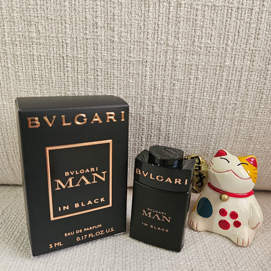 Bvlgari Man In Black EDP 5ml Mini Miniature Men's Eau de Parfum NIB