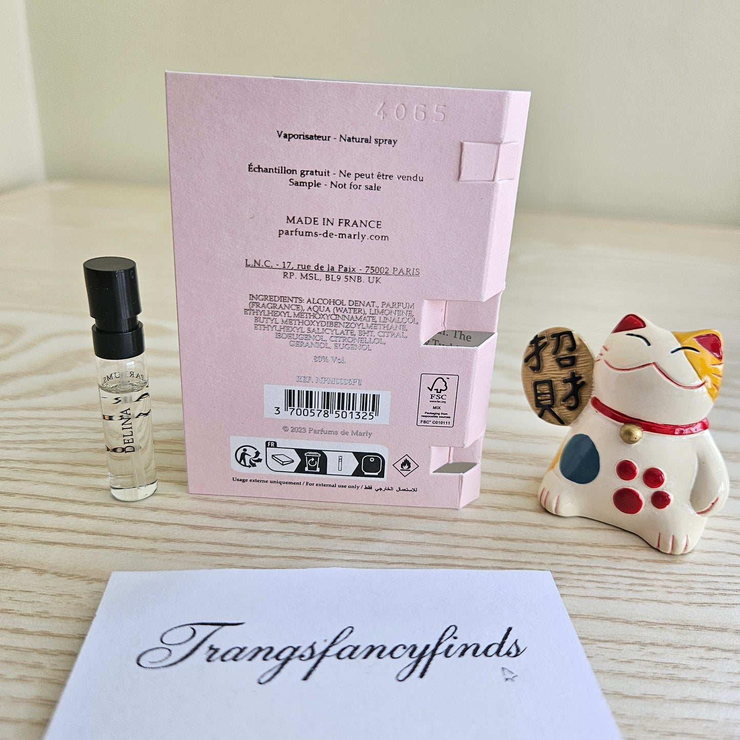 Parfums de Marly Delina EDP 1.5mL Authentic Sample Vial Spray Travel
