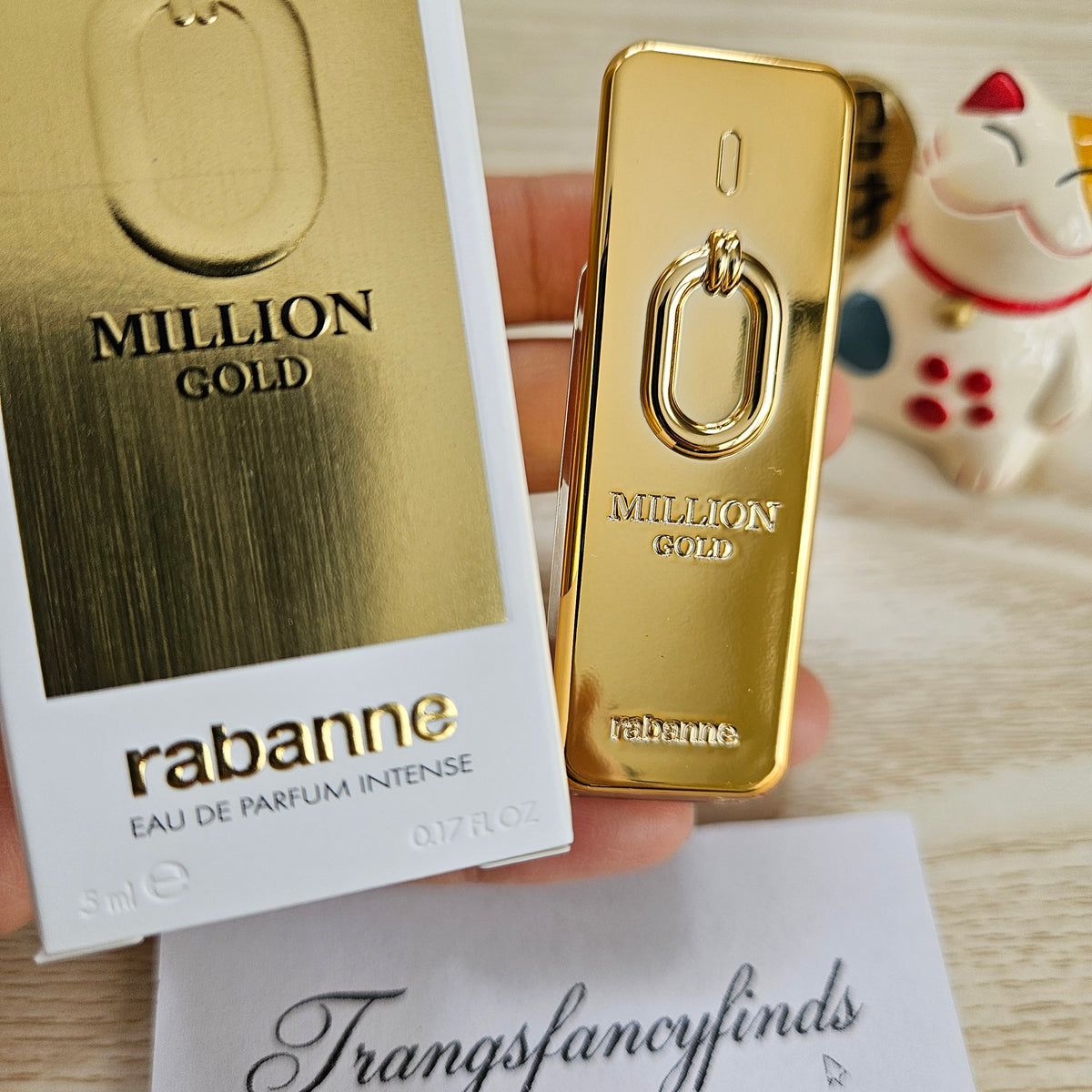 Rabanne Million Gold Eau de Parfum Intense 5ml Mini Dabber Men's EDP NIB Auth