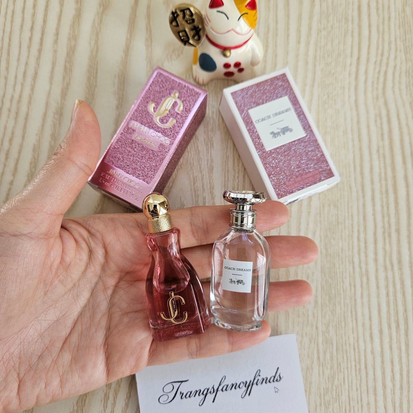Jimmy Choo I Want Choo With Love & Coach Dreams EDP Mini Set 4.5mL NIB Auth