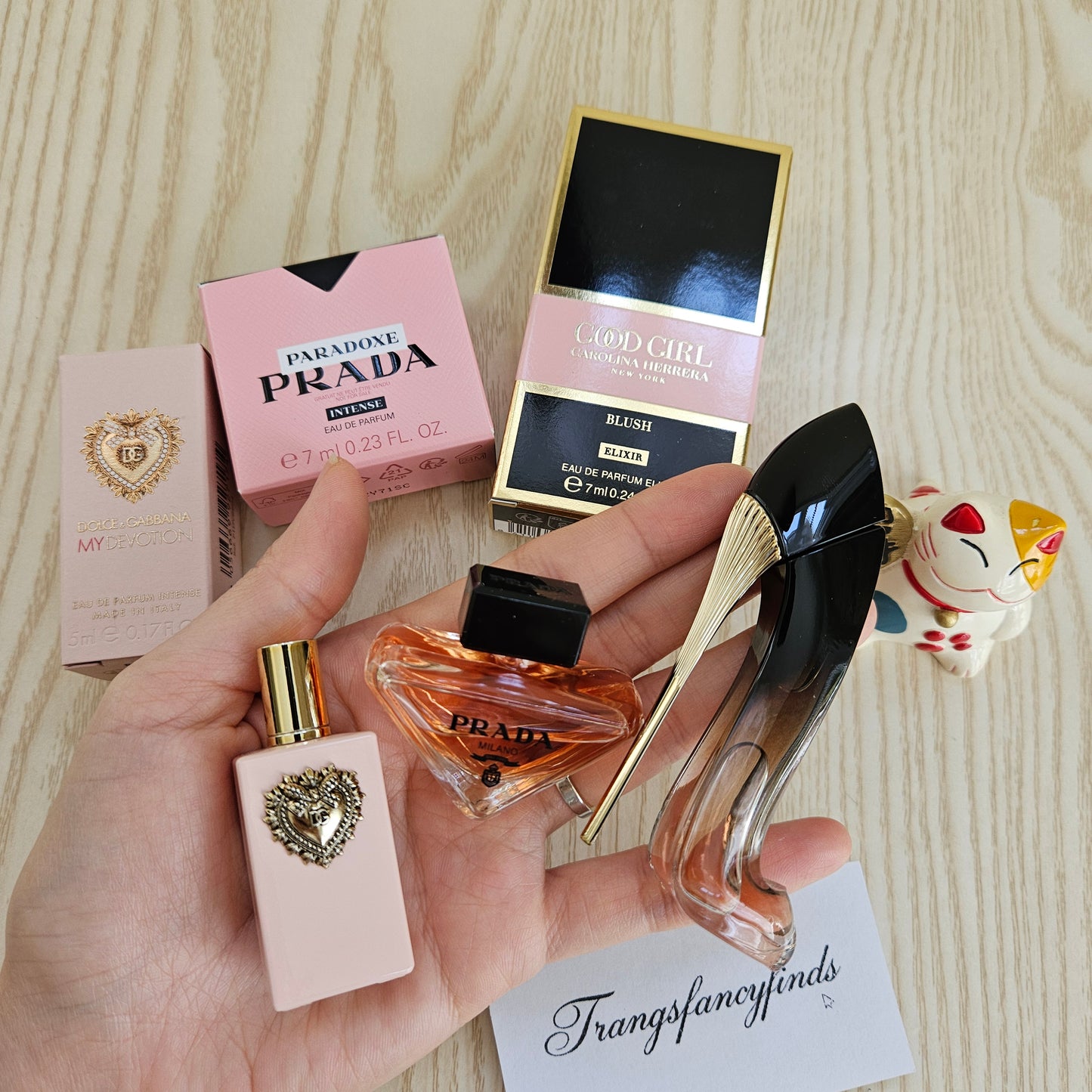 NIB! 3pcs Perfume Set D&G My Devotion + Prada Paradoxe + Good Girl Blush Elixir