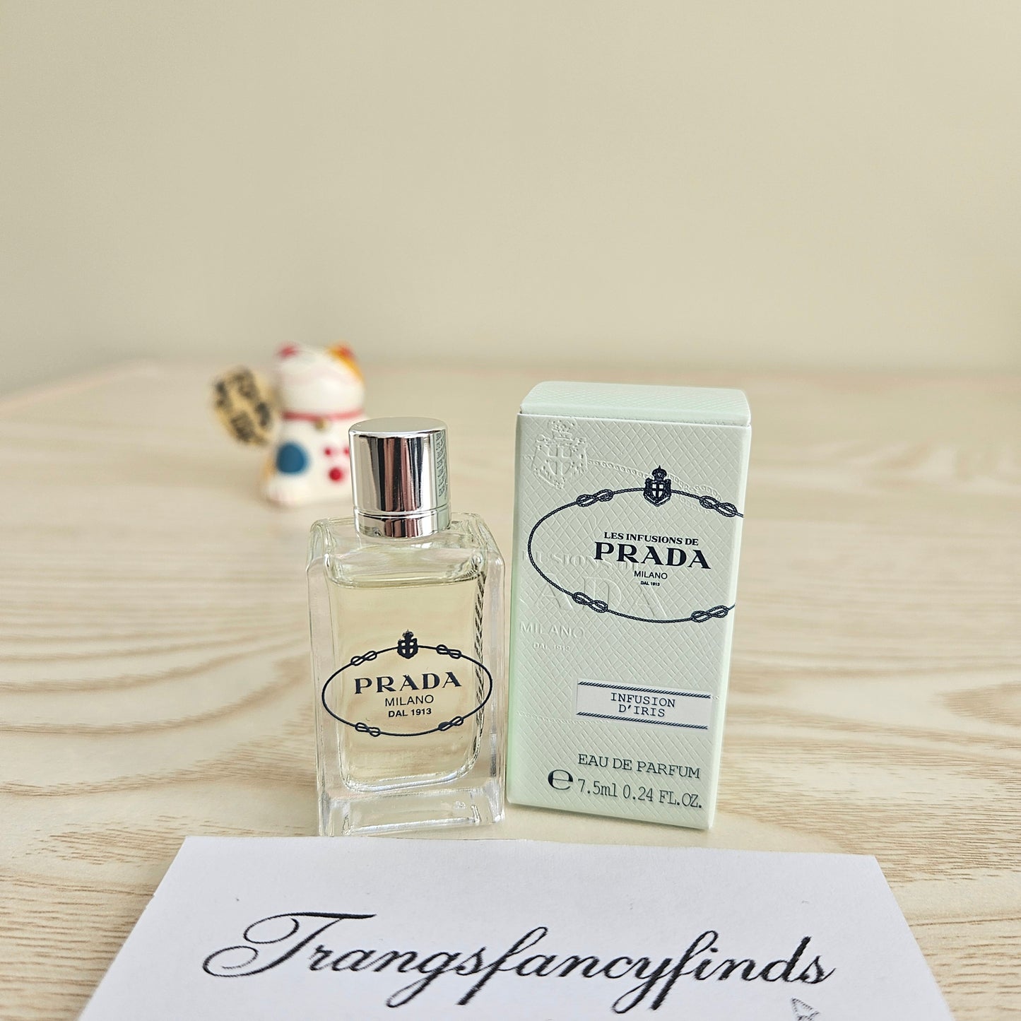 Prada Les Infusions Infusion d'Iris EDP Mini 7.5mL NIB Authentic Travel
